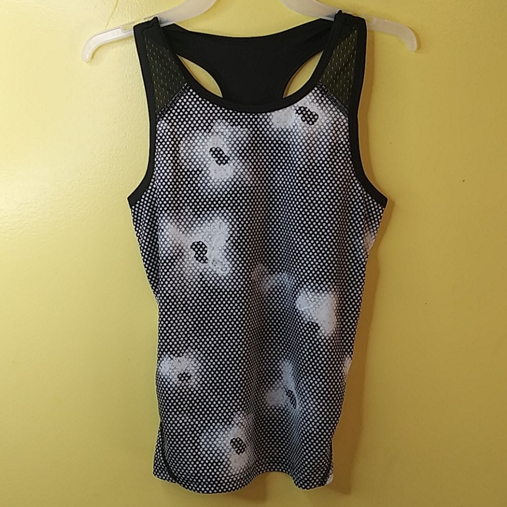 DANSKIN NOW Girl Black/White Tank Size M